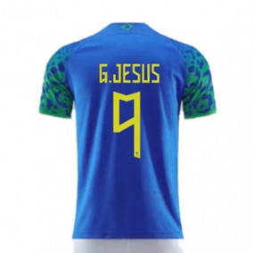 Seconda Maglia Brasile Mondiali 2022 Gabriel Jesus 9